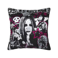 Avril Lavigne Stylish Home Decor Single Sided Printed Throw Pillow Cover For Seasonal Decor Changes 