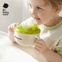 Bc Babycare 300mL Three in One Stainless Steel Straw and Feeding Bowl for Babies Drinking Soup Straw