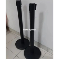 Tiang Antrian Queue Line Separator Stainless Balikpapan