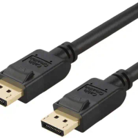 Displayport to Displayport Cable, Gold Plated DP to DP Cable with Latch, Support 4K@60Hz, 2K@144Hz