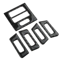 Car Interior Carbon Fiber Air Conditioning Panel Cover Trim Car Styling For BMW E90 E92 E93 3 Series Accessories