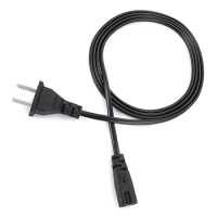 EU Power Cable 2 Pin IEC320 C7 US Power Extension Cord For Dell Laptop Charger Canon Printer Radio Speaker PS4 XBOX LG Sony