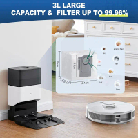 Bàn Chải Bên Và Bộ Lọc HEPA, Cho Robot Hút Bụi Roborock S7 MaxV Ultra / S7 Pro Ultra / S7 Max Ultra,