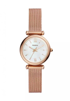 Fossil Carlie Rose Gold Stainless Steel Watch ES4433