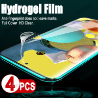4PCS Screen Gel Protector For Samsung Galaxy A72 A52 A52S A71 A52 A70 A50 A70S A50S Hydrogel Film A 72 52 Safety Film Not Glass