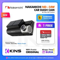 NAKAMICHI ND-54W Car Dashcam 4K Ultra HD Camera DVR Night Vision Dash Cam Front+Rear