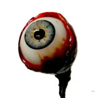 41XB Bloody Eyeball Artificial Eyeball Halloween Prank Props Realistic Eyeball