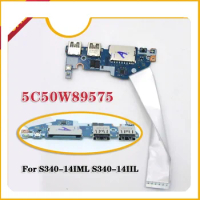 For lenovo ideapad S340-14IML S340-14IIL laptop switch board usb audio board 5c50w89575 Full test
