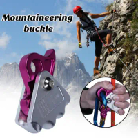 Rope Grab Ascender Rustproof Corrosion Resistant Strong Bearing Capacity Fall Protection Carabiner Belay Device Climbing Buckle