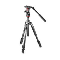 Manfrotto MVKBFRL-LIVE Befree Live 扳鎖反摺攝錄三腳架套裝