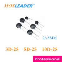 Mosleader 200PCS DIP NTC Thermistor 3D-25 5D-25 10D-25 26.5MM 3D25 5D25 10D25 Chinese 3D25-R01 5D25-R01 10D25-R01