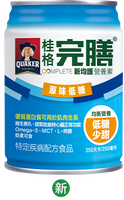 桂格完膳新均護營養素 低糖少甜 250ml 24罐/箱 完膳護新 營養素