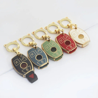 ฝาครอบพวงกุญแจ Benz, เปลือกเคสกุญแจ TPU อ่อน, สำหรับ Mercedes-Benz A, C, E, S, G, ที่ใส่กุญแจรถ