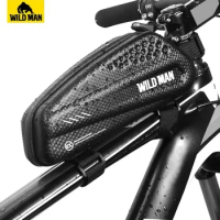 WILD MAN Mountain Bike Bag Top Tube Pannier Rainproof Bicycle Bag Front Cycling Frame Bag Mtb Accesorios