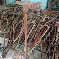 Tongkat galih nagasari ukir