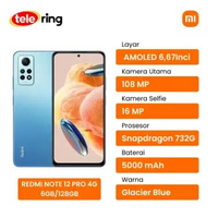 XIAOMI REDMI NOTE 12 PRO 4G 6/128GB BLUE