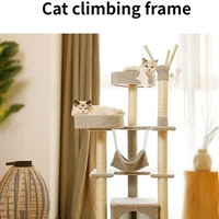Cat Climbing Frame Cat Litter One Winter Warm Cat Tree Large Cat Supplies Four Seasons Universal Small Shelf Toy Gift Cat Beds