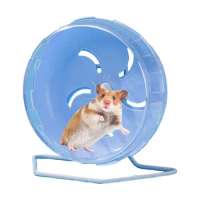 Quiet Hamster Wheel Gerbil Wheel Running Wheel Small Animal Toys With Stand Silent Wheel Hamster Exercise Wheels 5.5 Inch