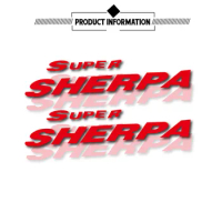 New motorcycle bicycle reflective rim logo sticker waterproof tire helmet fuel tank decoration for super shuerpa SUPER SHUERPA