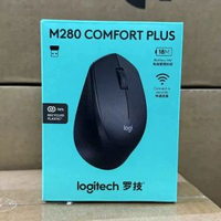 Logitech/羅技M275/M280無線滑鼠 舒適辦公家用2.4G