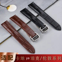 Substitute 25mm Leather Watch Strap For Cartier Watch With Men's Leather Original London Series Leather Strap