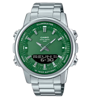 CASIO 卡西歐 多功能數位雙顯錶 AMW-880D-3A~送精美手鍊