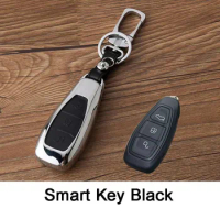 Leather Car Key Cover Case holder For Ford Focus 2 3 ST Mondeo Kuga Fiesta Ecosport Ranger Escape Key Case For Ford Key Cover