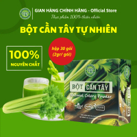 Hộp 30 gói (2gr/ gói) Bột Cần Tây Huế sấy lạnh OneLife 100g - 100% lá cần tây Huế nguyên chất