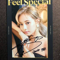 hand signed TWICE Tzuyu autographed photo FEEL SPECIAL 5*7 092019N1