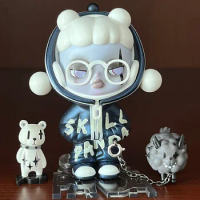 Kawaii Skullpanda Hypepanda Serie Action Figure Toys Dolls Original Skullpanda Figures Decoration Gifts for Kids Girls