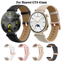 18mm 20mm Soft Leather Watch Strap For Huawei Watch GT 4 41mm Wristband For Huawei Watch GT 3 Pro 43mm GT3 GT2 42mm Bracelet
