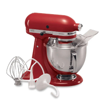 【中港店】KitchenAid 4.8公升5Q抬頭式攪拌機(紅)