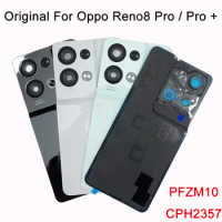 Original For Oppo Reno8 Pro Back Battery Cover Rear Glass Door Housing Case For Oppo Reno 8 Pro+ Battery Cover Replacement