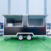 Food Truck Manufacturer Hot Dog Waffle House Concession Trailer Ice Cream Cart Coffee Van Catering Food Trailer