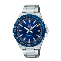 CASIO 卡西歐 EDIFICE 潛水風格紳士手錶-藍x銀_EFV-120DB-2A_47.2mm