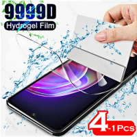 4-1psc Hydrogel Film for Vivo V21 V 21 5G V21e E 21e S 21s V21s Screen Protectors Protective Transparent Film Not Tempered Glass