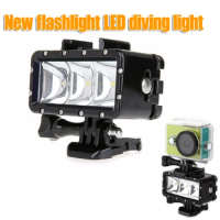 Camera Waterproof LED flash video light,Diving flashLight lamp For SJCAM SJ4000 wifi SJ5000 SJ5000X SJ6000 SJ7000 SJ9000 M10 M20