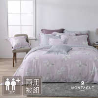 MONTAGUT-楝色繁星-100%萊賽爾纖維天絲-兩用被床包組(加大)