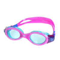 SPEEDO 兒童運動泳鏡-抗UV 防霧 蛙鏡 游泳 訓練 SD811595C586N 紫湖水綠