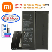 New Xiao mi Original Battery For Xiaomi Mi 10 / Mi 10 Pro 5G Mi10 Pro 5G Version BM4M BM4N Phone Batteries Fast Shipping + Tools