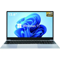 15.6 Inch Laptop 8GB RAM 256/512GB/1TB SSD Intel J4105 Business Netbook Windows 10 11 Pro Notebook Pc Gaming Computer