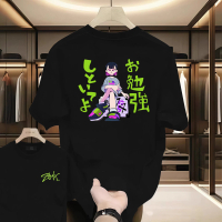 เสื้อยืด Iinoni, Zutto Mayonakade, สำหรับผู้หญิงและผู้ชาย, เสื้อยืดฤดูร้อนผ้าฝ้าย, เสื้อยืดแขนสั้น, 
