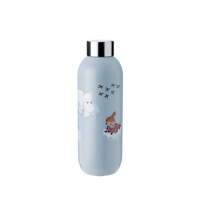 【Stelton】嚕嚕米 Moomin x Keep Cool隨身瓶750ml(雲朵藍)