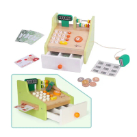 【classic world】小老闆木製收銀機(CLA54167)