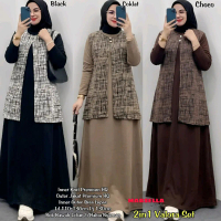 Valora Set 2in1 (Inner Maxy&Outer) Bahan Knit By Marsella