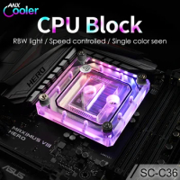 Syscooling CPU Water Block SC-C36 for INTEL LGA1150 1151 1155 1156 2011 5V RGB Water Cooling