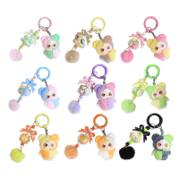 พวงกุญแจ BB3 สีสันสดใส Flocking Babythree โทรศัพท์มือถือ เชือก กระเป๋าเป้สะพายหลัง ของขวัญ เครื่องปร