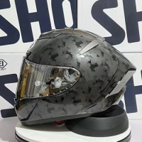 Full face helmet SHOEI X14 Marquez TC6 Shiny Ice Flower Motorcycle Full face helmet Riding anti fall helmet