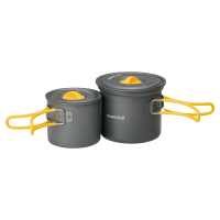 ├登山樂┤日本 mont-bell  ALPINE COOKER SOLO SET鋁合金鍋具組【0.4L+0.75L套鍋】 # 1124814