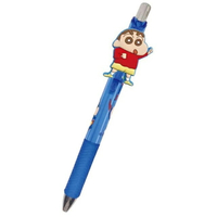 小禮堂 蠟筆小新 造型筆夾自動鉛筆 (藍動感超人款)